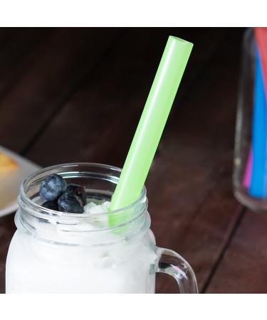 ALINK 100 Extra Large 12mm Wide Boba Straws - 1/2 X 8 1/2 Long Smoothie Straws - Buy Online on GoSupps.com