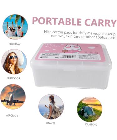Housoutil 1000pcs Disposable Face Pads - Non Woven Makeup Gauze & Cleaning Cloth | Thicken Cotton Pads for Skincare & Makeup Accessories - Buy Online on GoSupps.com