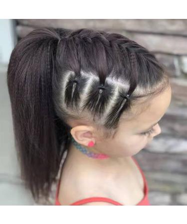 1000Pcs Elastic Rubber Bands with Topsy Tail Hair Tools Set - Hair Braid Accessories for Girls, Women - Black - Buy Online on GoSupps.com