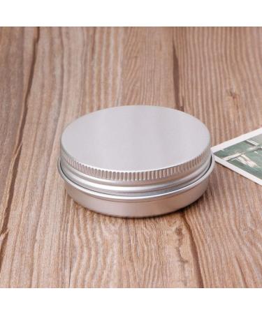 GUMEI 5-120ml Empty Aluminum Cosmetic Pot | Silver Tin Container with Lid - Ideal for Travel & Storage - Buy Online on GoSupps.com