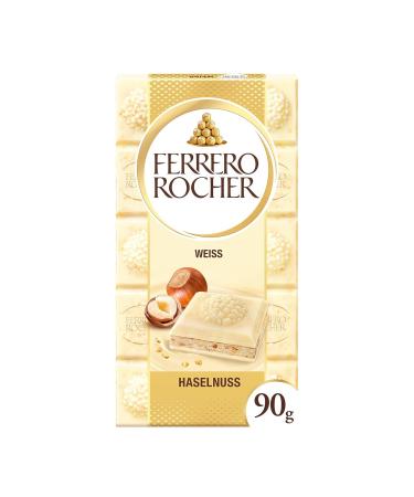 Buy Ferrero Rocher White Chocolate Hazelnut Bar - 90g | International Shipping Available - Buy Online on GoSupps.com