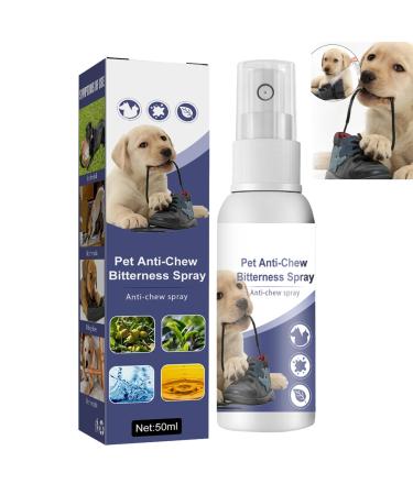 LDREAMAM Anti Kau Spray for Dogs & Cats Anti Kau Spray No Chew Spray for Dogs Bitter spray for dogs and cats against undesirable chewing & licking kaust stop for pets keeping furniture 50ml