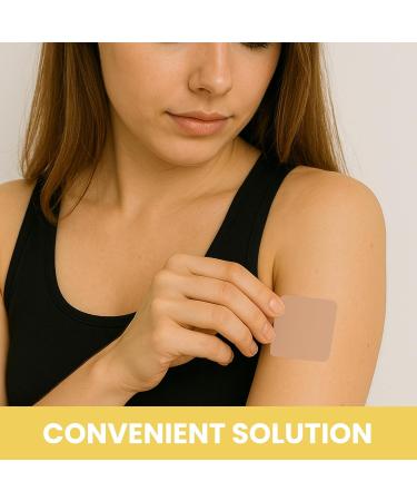 D3 Patches (Pack of 60) - 100% Natural D Patch for Women and Men - with Calcium Magnesium K2 - Immune & Body Support - Enhanced Formula - Buy Online on GoSupps.com