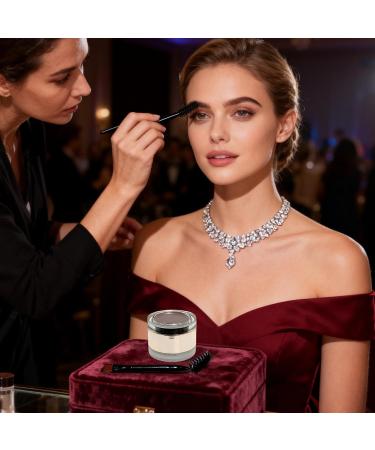 Eyebrow Pomade Sweat Proof Makeup Eyebrow Cream Eyebrow Makeup Gel with Brush for home sports rain daily commute party dating travel Light brown - Buy Online on GoSupps.com