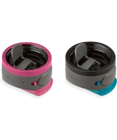 Contigo Cortland Chill 2.0 Stainless Steel Water Bottle 24oz 2-Pack - Hot/Cold Insulated, Spill-Proof Lid - Juniper & Dragonfruit - Buy Online on GoSupps.com