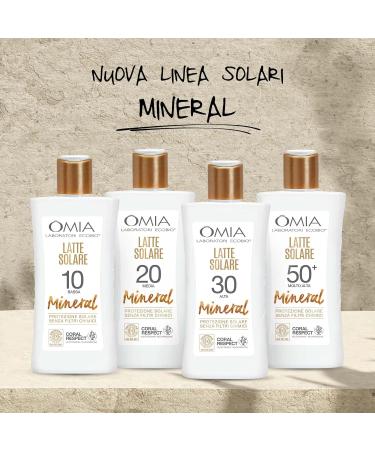  Omia Organic sun milk with argan oil SPF 50+ very high protection 200 ml - Buy Online on GoSupps.com