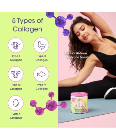 Obvi Collagenic Burn Sweat | Thermogenic Collagen with GBB & Green Tea | Supports Sweat & Metabolism | 5 Types of Collagen for Hair Skin & Joints | 60 Capsules - Buy Online on GoSupps.com