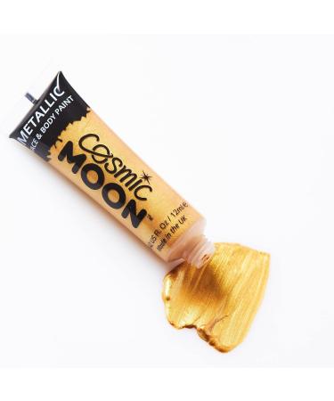 Metallic Face & Body Paint Boxset by Cosmic Moon - Water-Based Makeup for Adults & Kids (12ml) - Buy Online on GoSupps.com