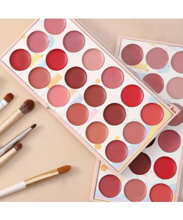 gafdu Lip Gloss Lip Palette Lip Cream Palette Waterproof Lipstick Palette Lip Palette Lip Cream Palette Portable Lip Gloss for Women Girlfriend Mom Wife - Buy Online on GoSupps.com
