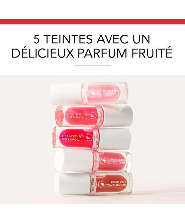 Bourjois Healthy Mix Clean S.O.S Huile l vres Hydratante et brillante Huiles de fruits nourrissantes et collag ne vegan 94% d'ingr dients d'origine naturelle 4 5 ml 01 Douceur de Rose - Buy Online on GoSupps.com