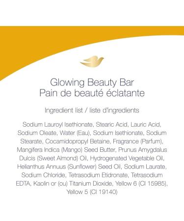 Dove Beauty Bar Gentle Skin Cleanser Moisturizing for Gentle Soft Skin Care Glowing Mango Butter and Almond Butter More Moisturizing Than Bar Soap 106 g 4 count - Buy Online on GoSupps.com