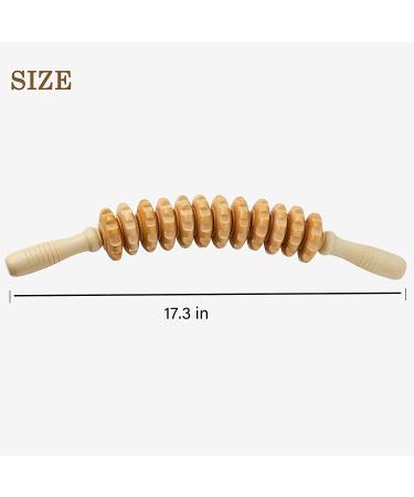 Hovom Wood Therapy Roller - Colombian Maderoterapia Anti-Cellulite Tool - Buy Online on GoSupps.com