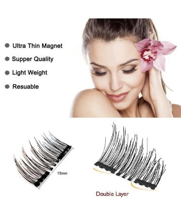 3D Reusable Magnetic Eyelashes - Lightweight, Natural Look, Easy to Wear - No Glue Needed! Includes Tweezers - 1 Count - Buy Online on GoSupps.com