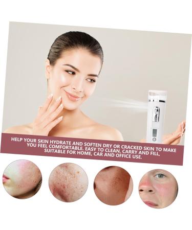 BIUDECO Hydrating Instrument Face Sprayer Portable Facial Mister Fog Humidifier Handheld Steamer White Abs - Buy Online on GoSupps.com