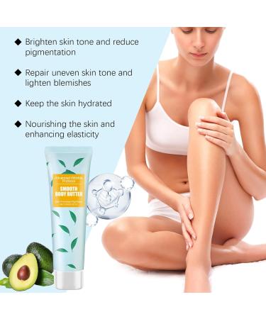 Smooth Body Butter - Body Moisturiser - Body Butter for Women - Anti-wrinkle Body Cream - Firming Body Lotion for Dry Skin - Skin Whitening &Brightening - Buy Online on GoSupps.com