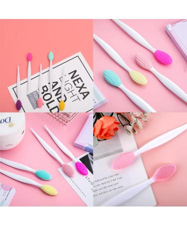 ZISHAN 14 pcs Lip Scrub Brush Double-Sided Lip Brush Lip Exfoliating Brush Soft Lip Lcrubber for Dark Lips for Men Women Girls Smoother Fuller Lip Appearance - Buy Online on GoSupps.com