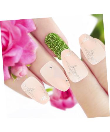 VINTORKY 1 Set Nail Patch Fake Nails Decor Nail Decals Nails for Women Fake Nail Tips Full Cover Nails Glue on Nails Short Nail Art Patches Nail Art Stickers Nail Piece Manicure X4 Plastic - Buy Online on GoSupps.com
