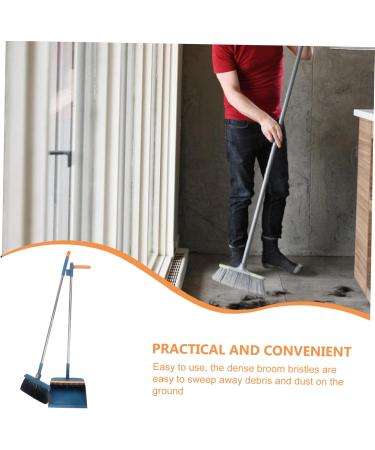 Beaupretty Long Handle Cleaning Broom & Dustpan Set - Stainless Steel Floor Cleaning Tool for Home & Office - Buy Online on GoSupps.com
