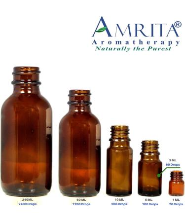 Amrita Aromatherapy Organic Thyme Linalol Essential Oil 100% Pure Undiluted Thymus vulgaris Therapeutic Grade Premium Quality Aromatherapy Oil Tested & Verified 5ML - Buy Online on GoSupps.com