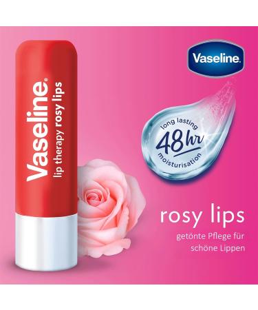  Vaseline Vaseline Lip Therapy Rosy Tinted Lip Balm with Almond & Rose Oil (2 Pack) - Buy Online on GoSupps.com