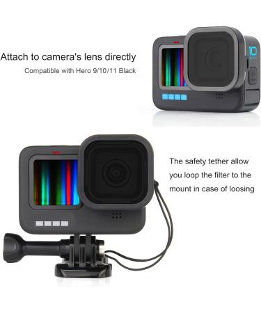 Soonsun 4-Pack Lens Filter Kit for GoPro Hero 11/10/9 Black - ND8 ND16 ND32 CPL Filters - Lens Protector for GoPro Hero 9/10/11 Black Camera - Buy Online on GoSupps.com