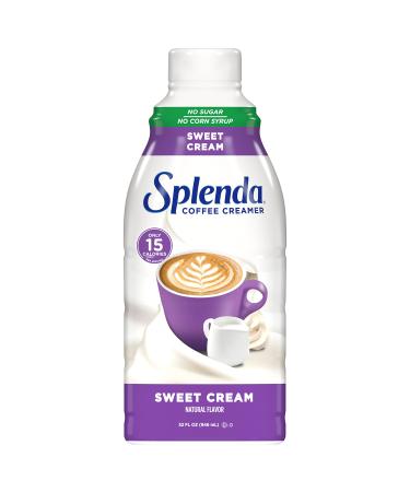 SPLENDA Sugar Free, Low Calorie Sweet Cream Coffee Creamer, 32 Fl Oz Sweet Cream 32 Fl Oz (Pack of 1)