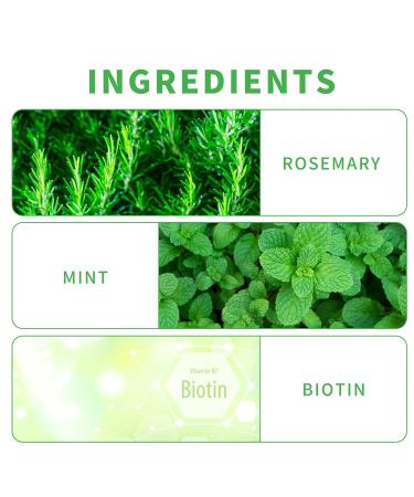 Rosemary Mint Hair Shampoo & Serum Set | All Hair Types | Nourishing Rosemary Oil for Men & Women - Buy Online on GoSupps.com