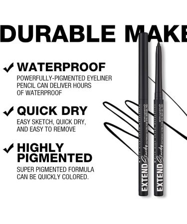 Eyeliner set eyeliner pencil set - 12 colors of waterproof natural-looking eyeliners - Long-lasting gel pens stain-proof cosmetics - Buy Online on GoSupps.com