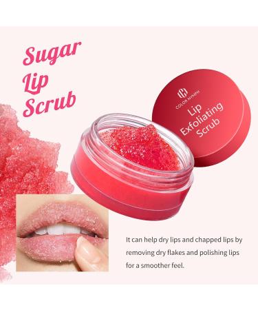 Color Nymph Lip Care Trio - Lip Scrub Overnight Lip Mask & Lip Treatment Oil Intense Hydration Lip Set for Dry Chapped Cracked Lips Exfoliate & Moisturize - 3 Piece Gift Set - Cherry - Buy Online on GoSupps.com