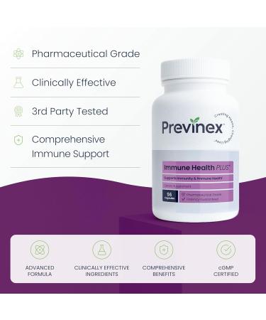Previnex Immune Support Bundle Immune Health Plus & Multivitamin Mineral + Antioxidant Plus 9-in-1 Advanced Immunity Blend with Vitamin C D3 Zinc Elderberry & Mushroom Complex + Complete Daily - Buy Online on GoSupps.com