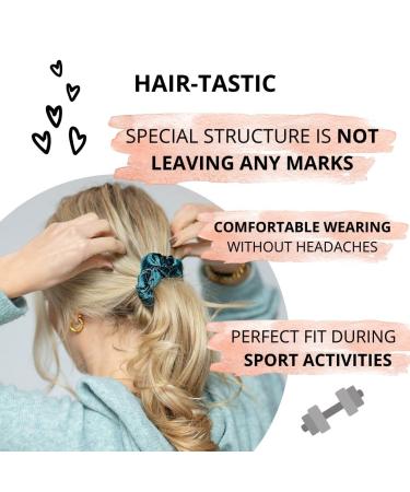 Shop Bellody Seychelles Blue Scrunchie | Velvety Soft Hair Tie with Strong Hold - Exclusive Colors - Buy Online on GoSupps.com