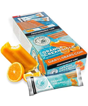 Daryl's Bars Orange Creamsicle On the Go Whey Protein Bars Gluten Free Low Sugar 20gr of Protein Snack Meal Replacement Pack of 1 Orange Creamsicle 12 Count (Pack of 1)