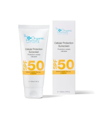 The Organic Pharmacy Cellular Protection Sunscreen SPF 50 - Mineral Sunscreen  3.4 oz 100 ml - Buy Online on GoSupps.com