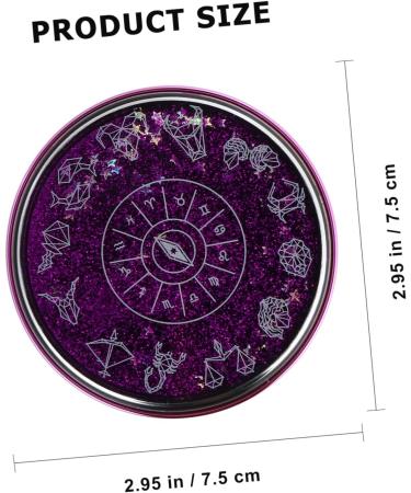 Solustrative Mini Contact Lens Case with Mirror - Violet Purple Pocket Holder & Storage Set | Stylish & Functional Travel Accessory - Buy Online on GoSupps.com