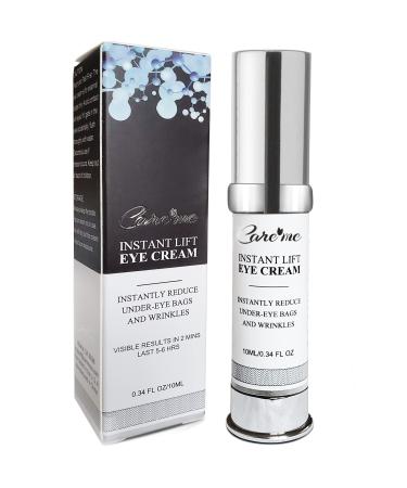 Instant Firm Eye & Face Tightening Cream Visibly Reduces Bags Under Eyes & Puffiness, Smooths Wrinkles & Fine Lines -Temporary Eye Bags Tightener & Wrinkle Remover for a More Youthful Look, 10ml