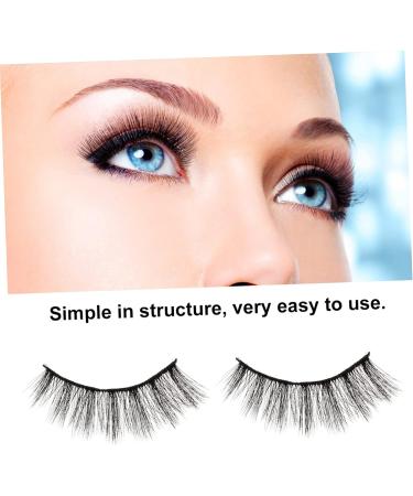 1 Box 5d False Eyelashes Strip Eyelashes Fake Eyelash Dense Eye Short Eyelashes Makeup Lashes Fake Lashes Makeup Supplies Tool Natural Chemical Fiber - Buy Online on GoSupps.com