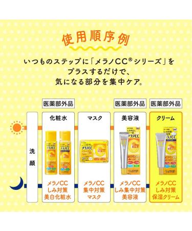 Rohto Melano CC Anti-Spot Moisture Cream 23g - Buy Online on GoSupps.com