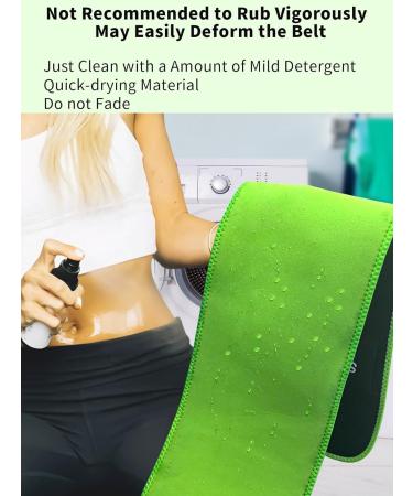 Syxupap Adjustable Hot Belt for Men & Women - Waist Trimmer for Fitness Sports Pain Relief & Weight Loss - Premium Schwitzg rtel in Green - Buy Online on GoSupps.com