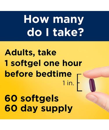 Nature Made Melatonin 3 mg - 60 Softgels for Sleep Support | Fast Shipping - Buy Online on GoSupps.com