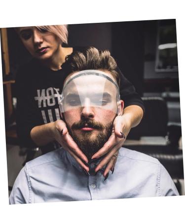 FOMIYES 50pcs Hairdresser Styling Shield Transparent Plastic Facial Protector Salon Haircutting Eye Cover Prevents Hair and Spray from Reaching Eyes - Buy Online on GoSupps.com