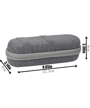 Khanka Electric Toothbrush Travel Case with 2 Pack Toothpaste Cap - Compatible with Philips and Oral-B - Black - Buy Online on GoSupps.com