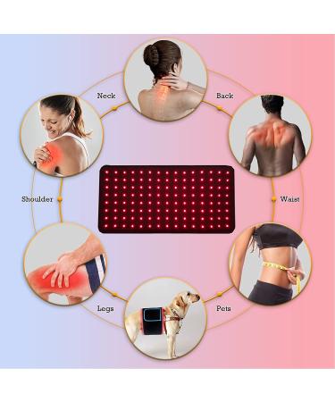 Infrared Red Light Therapy Belt for Body Pain Relief - Wearable Deep Therapy Wrap with Timer for Women - Best Gift (Black) - Buy Online on GoSupps.com