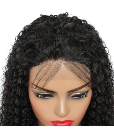 Women's Wig 10-30 Inch Real Hair Head Coverings 4 4 13 4 T-shaped Head Coverings Small Curly Black Long Curly Hair Girls Wavy Curly Hair Women's Wigs Hair Piece(T-type 13 * 4 26 inches/66CM) 26 inches/66CM T-type 13*4 - Buy Online on GoSupps.com