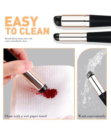 Buy Silicone Lip Brush Applicator - Dual Ended Jelly Fingertips Makeup Tool for Flawless Lipstick Nails & Face Contouring | Reusable & Multi-Purpose - Buy Online on GoSupps.com