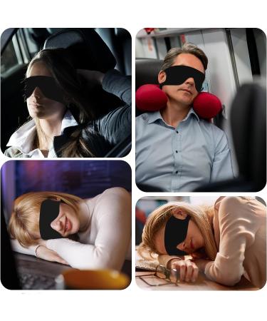 WLLHYF Zero Pressure Sleep Mask - Light Blocking, Comfortable Blindfold for All Sleep Positions and Travel - Breathable, Elastic Ear Hanging Strap Eye Covers - Buy Online on GoSupps.com