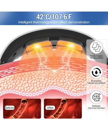 Intelligent Portable Neck Massage Device with Heat | 6 Modes & 9 Intensity Levels for Pain Relief - Buy Online on GoSupps.com