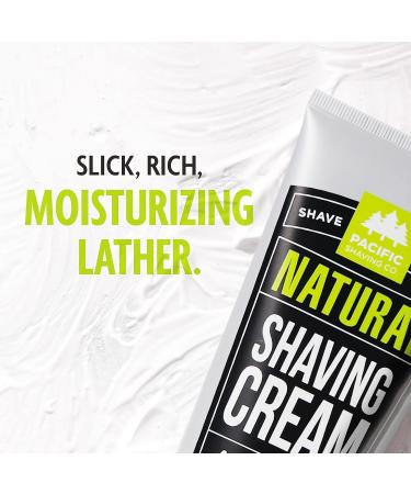 Pac ific Shaving Company All Natural Shaving Cream - 3 oz - Buy Online on GoSupps.com