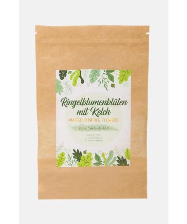 IGART Marigold with Calyx 2000g 2kg | Marigold Blossoms Edible | Orange Calendula | Dried Flowers | Calendula Officinalis | Edible Flowers in a Refill Pack | for Marigold Tea | Herbal Tea | Tea - Buy Online on GoSupps.com