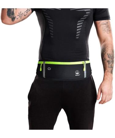 Running Belt Fanny Pack for Women Men - Black Waist Pack Phone Holder for Sports Workout - Buy Online on GoSupps.com