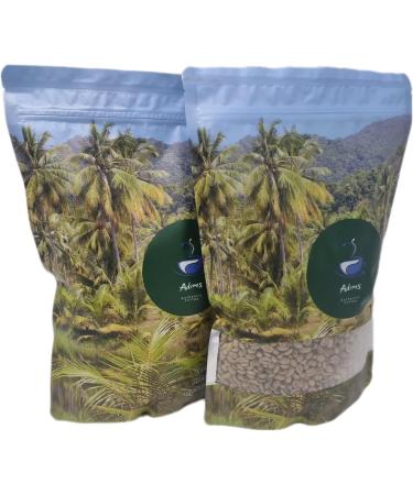 Adems Brazil Santos Green Coffee Beans Unroasted 100% Arabica coffee 1kg for home or business roasting - Buy Online on GoSupps.com